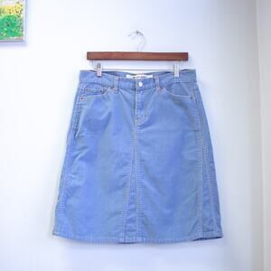 GAP Jeans Size 8 Corduroy Midi Skirt